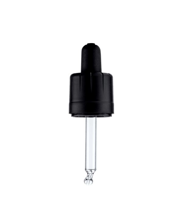 Steklenička 10 ml rjava s pipeto Child Lock – temno steklo