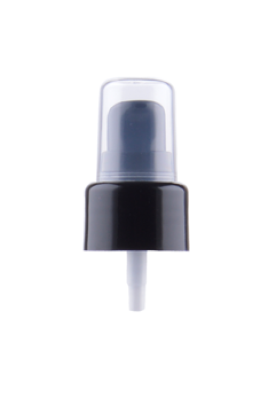 Dozator pumpica 24/410 črna s pokrovčkom  – PP pumpica za plastenke