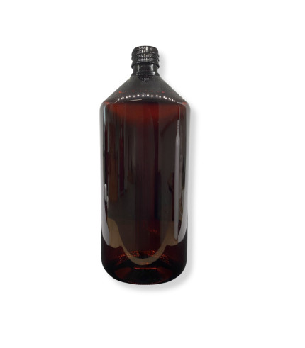 PET plastenka 1000 ml rjava – embalaža za kozmetične tekočine