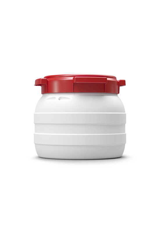 Plastični sod 10 L s širokim vratom – embalaža za tekočine in surovine