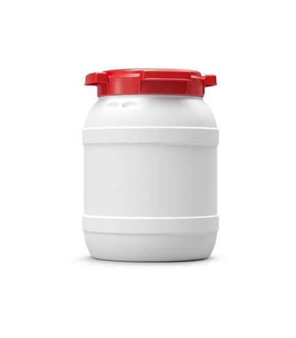 Plastični sod 6 L s širokim vratom in navojnim pokrovom