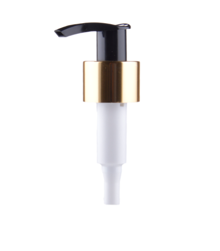 Dozator pumpica 24/410 zlato črna – kozmetična pumpica za plastenke