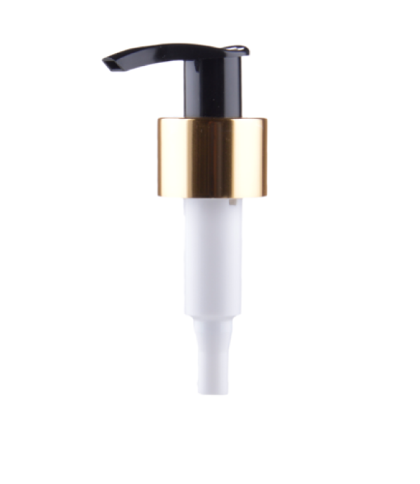 Dozator pumpica 24/410 zlato črna – kozmetična pumpica za plastenke