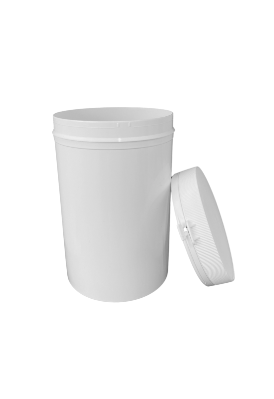 PP lonček 1500 ml bel – embalaža z zaskočnim pokrovom