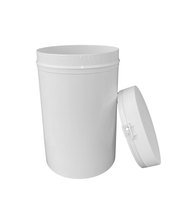 PP lonček 1500 ml bel – embalaža z zaskočnim pokrovom